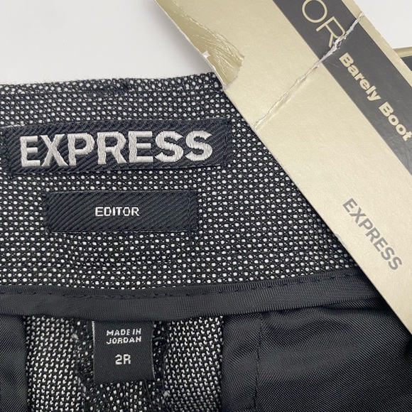 Express Editor Barely Boot Low Rise Womens Pants size 2R NWT - Picture 5 of 9